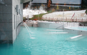 Thermal pools and 'Salt Hill'