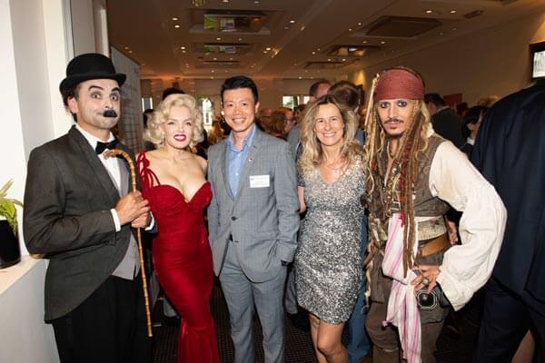 Charlie, Marilyn, Jason Chan - Singapore Tourism, Debbie, Captain Jack Sparrow