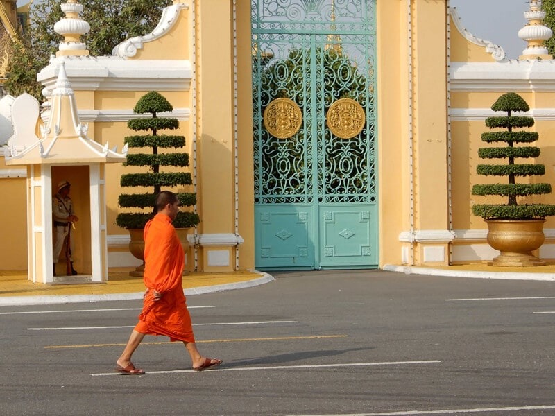 Monk at Royal Palace
