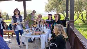 Picnic lunch with the ladies of Ierissos