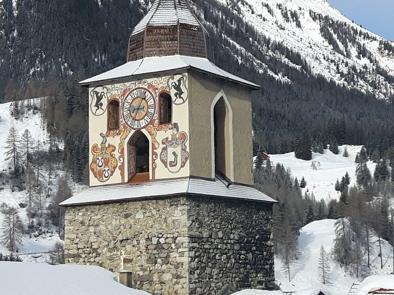 The gorgeous church in Bergun