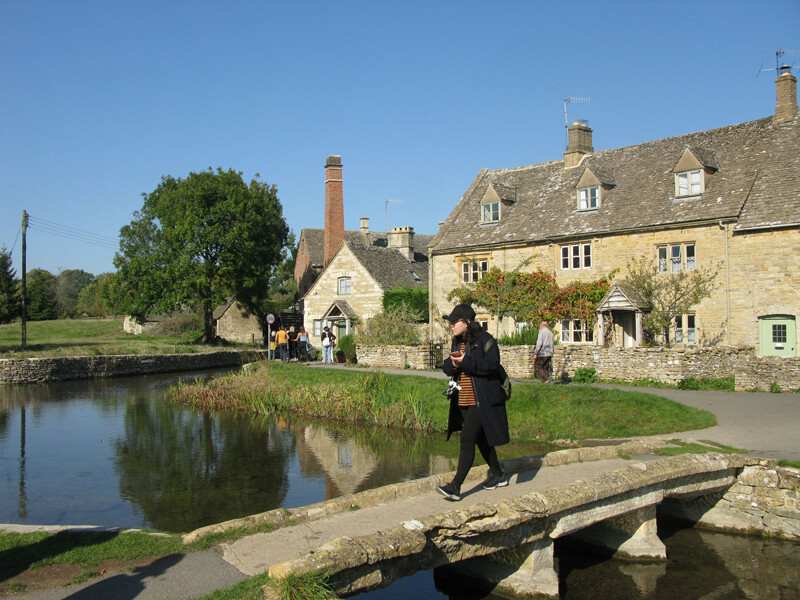 Lower Slaughter won the vote for the Most Romantic Street in Britain by Google Street Map