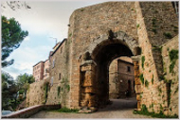 Etruscan gate in Volterra