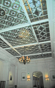 Hotel Nemzeti - original ceiling glass