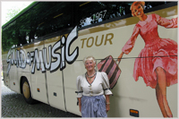 Barbara Mortnir the tour bus