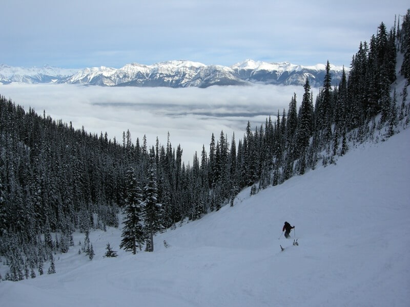 Above the clouds at Kicking Horse