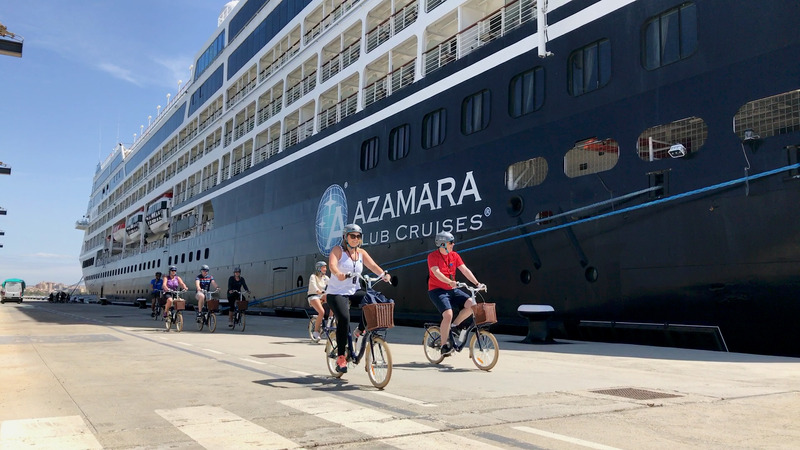 Azamara bike tour