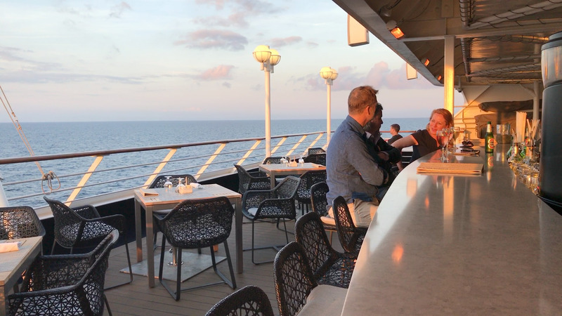 Azamara Club Cruises - sunset bar