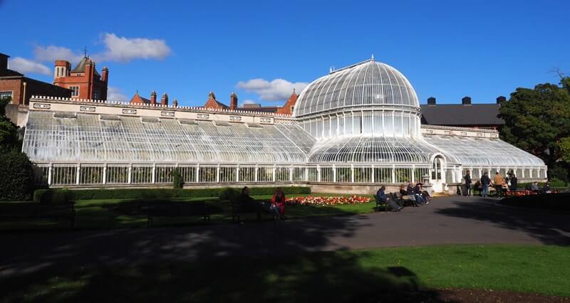 The Palm House Botanical Gardens Belfast.