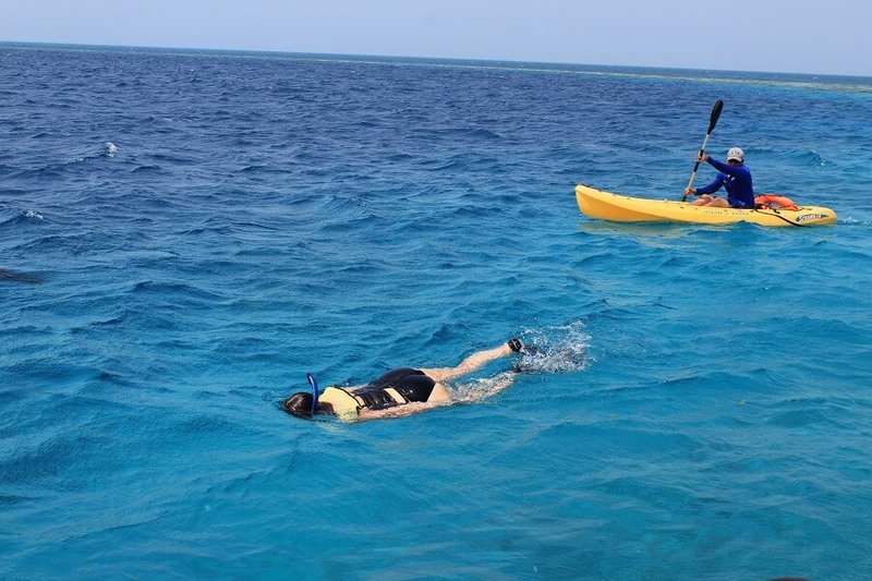 Snorkelling in the Great Blue Hole