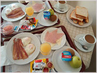 Breakfast after its arrival in our suite - Villajoyosa Resort