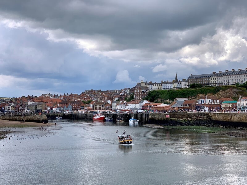 Stormy clouds over Whitby