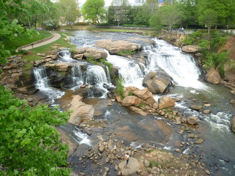 Greenville waterfall