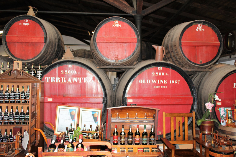 D'Oliveiras wine cellar
