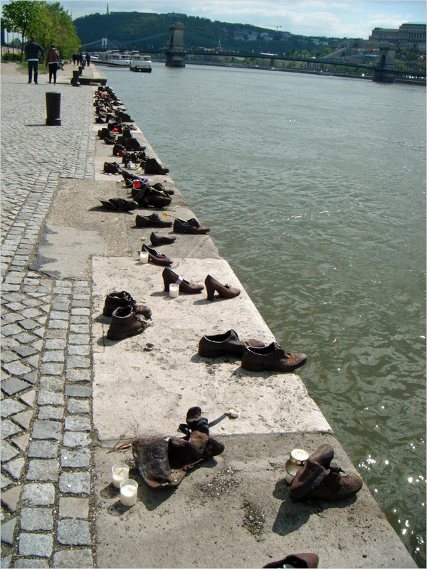 Row of Shoes Memorial