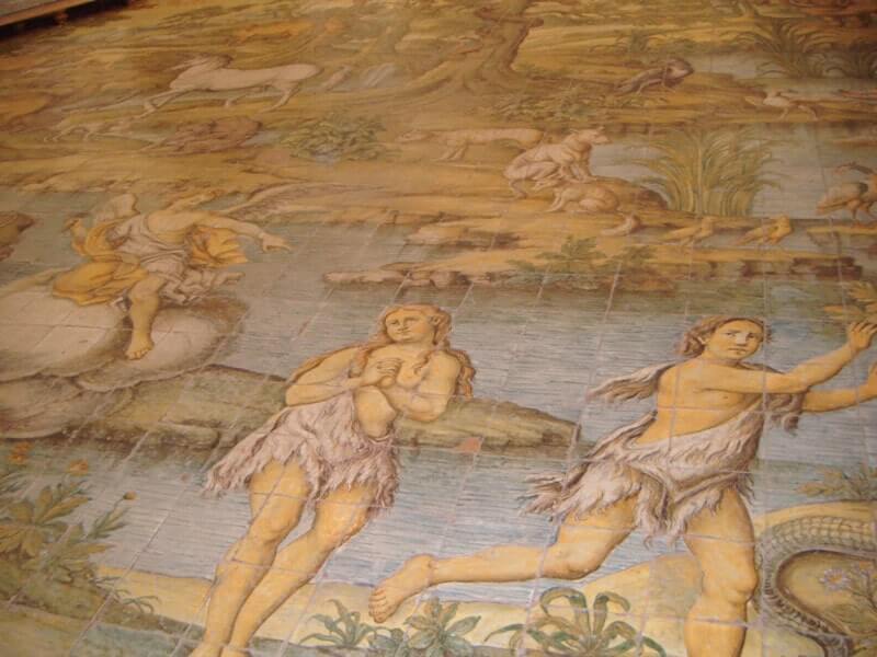 Ana Capri tiled floor in St Michele