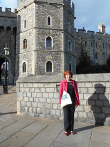 Glynis and Silver Travel bag at Windsor Castle