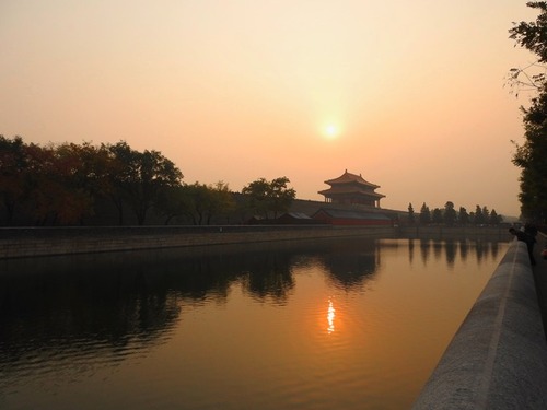 Sunset at the Forbidden City