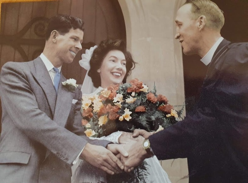 Mum and Dad at their wedding day