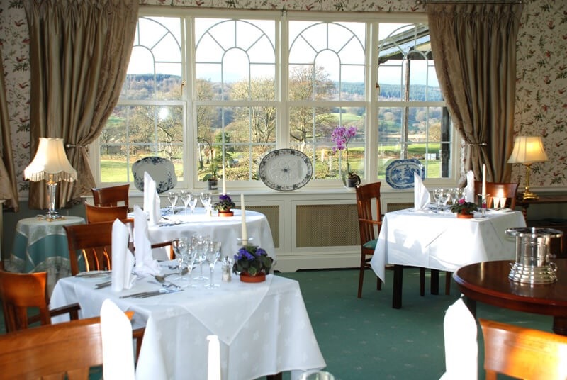 Dining at Ees Wyke Country House