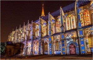 Eglise Saint Pierre light - Copyright ça va être beau - Photo: Cité Patrimoine Office de Tourisme de Chartres