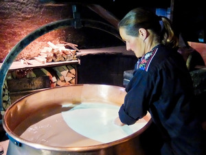 Emmental cheese making