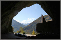 Entrance to Grottes de Niaux