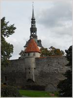 Historic church tower, Tallinn