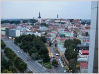 View of Tallinn from Sokos Hotel Viru