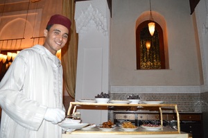 First class service at La Grande Table Marocaine, The Royal Mansour