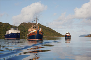 Fleet of three vessels