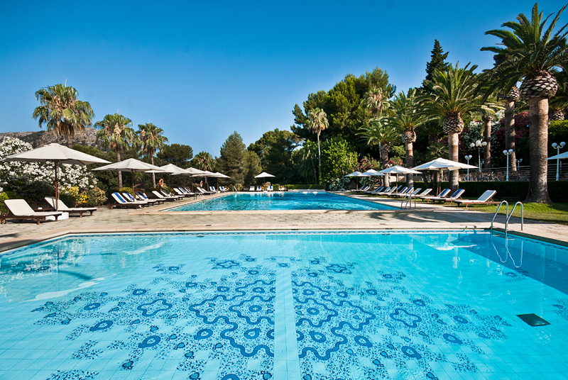 Relax by the outdoor pools