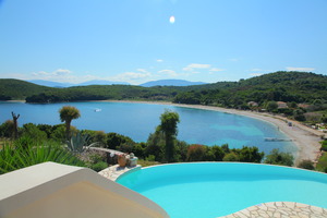 Our villa overlooking Avlaki beach