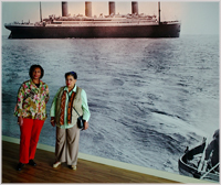 the Grannies at Titanic Experience museum
