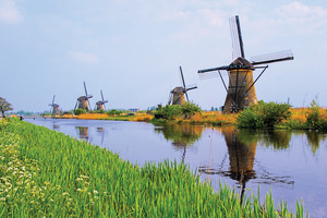 Kinderkijk Windmills in Netherlands