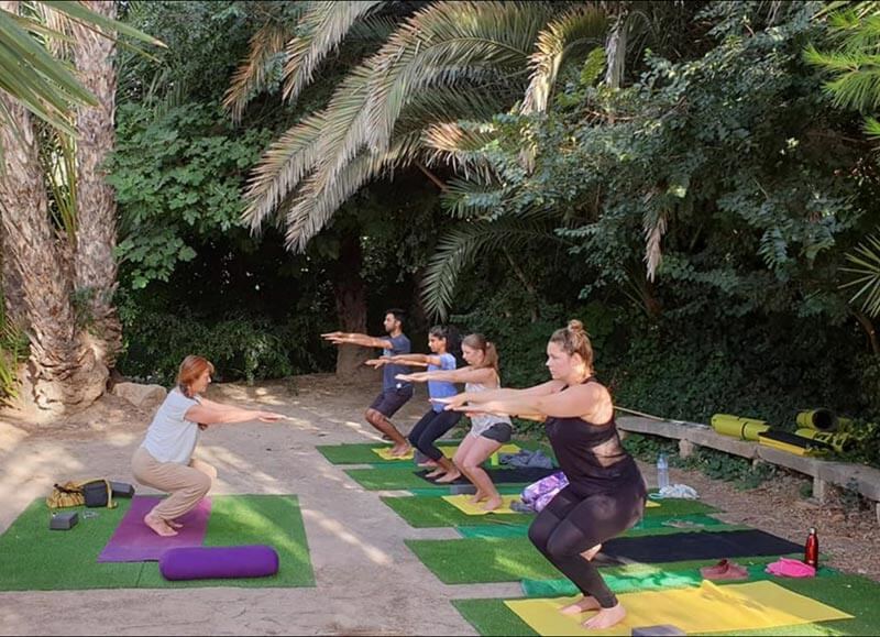 Yoga classes at Happy Retreats