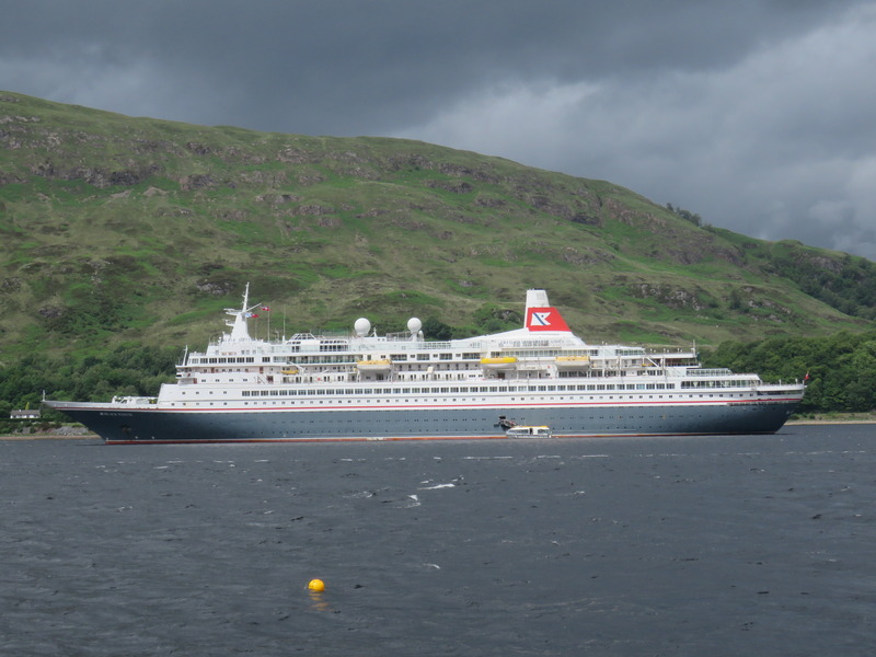 Black Watch at anchor in Fort William
