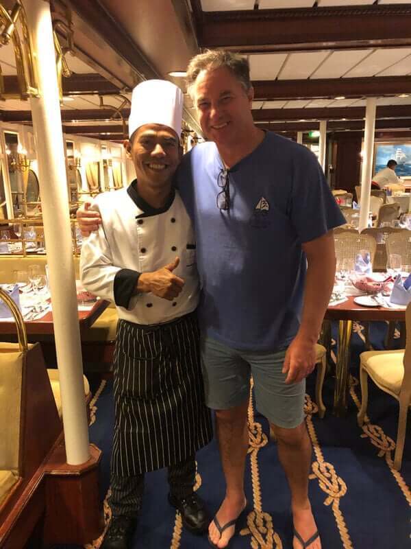 Meeting the chef!