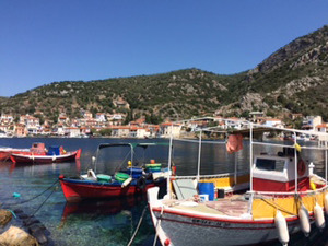 The working harbour of Aghia Kiriaki
