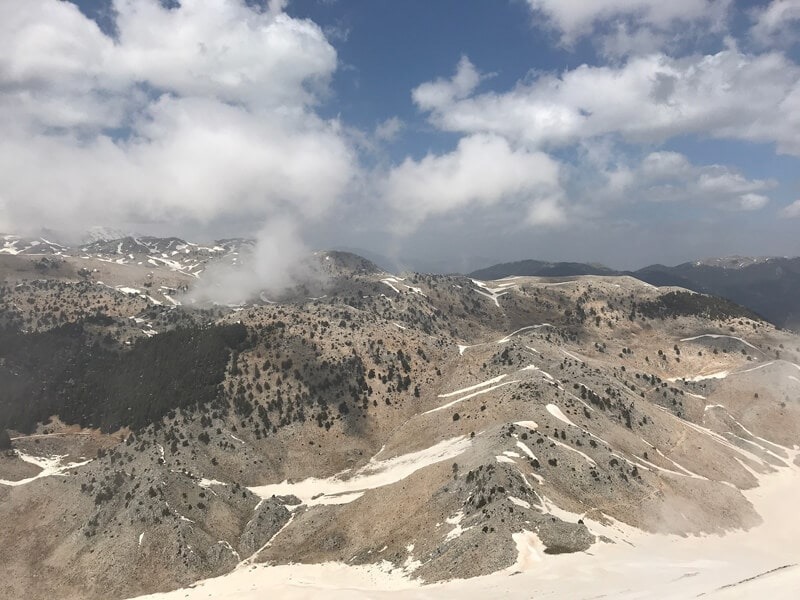 View from the top of Mount Bozkaya