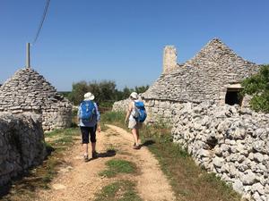 Walking in trulli country