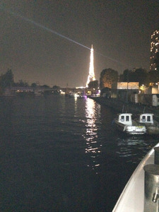 Eiffel Tower light show