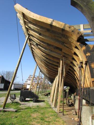 Hull of Le Jean Bart