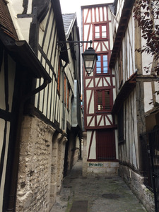 Some of Rouen’s 2000 medieval buildings
