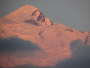 Mt Blanc at sunset