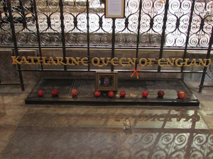 Katharine of Aragon's tomb, Peterborough Cathedral