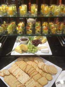 Cheese & fruit buffet