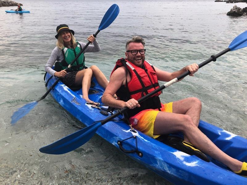 Kayaking with Edward from Britain's Got Talent