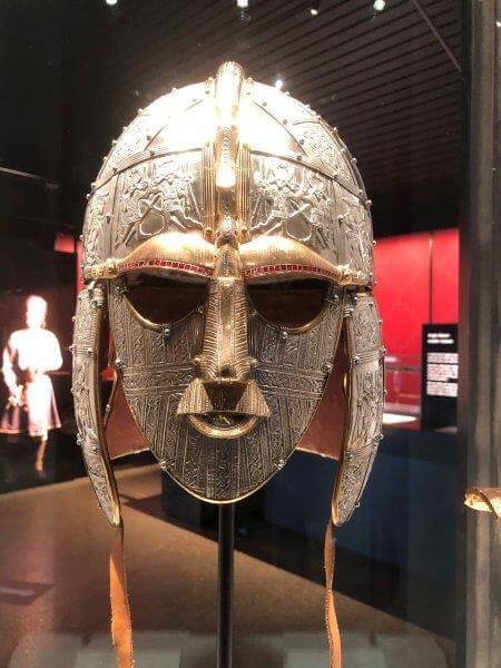 Sutton Hoo, replica funeral helmet