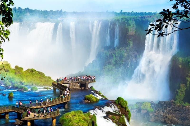 Iguazu Falls on the Argentina-Brazil border